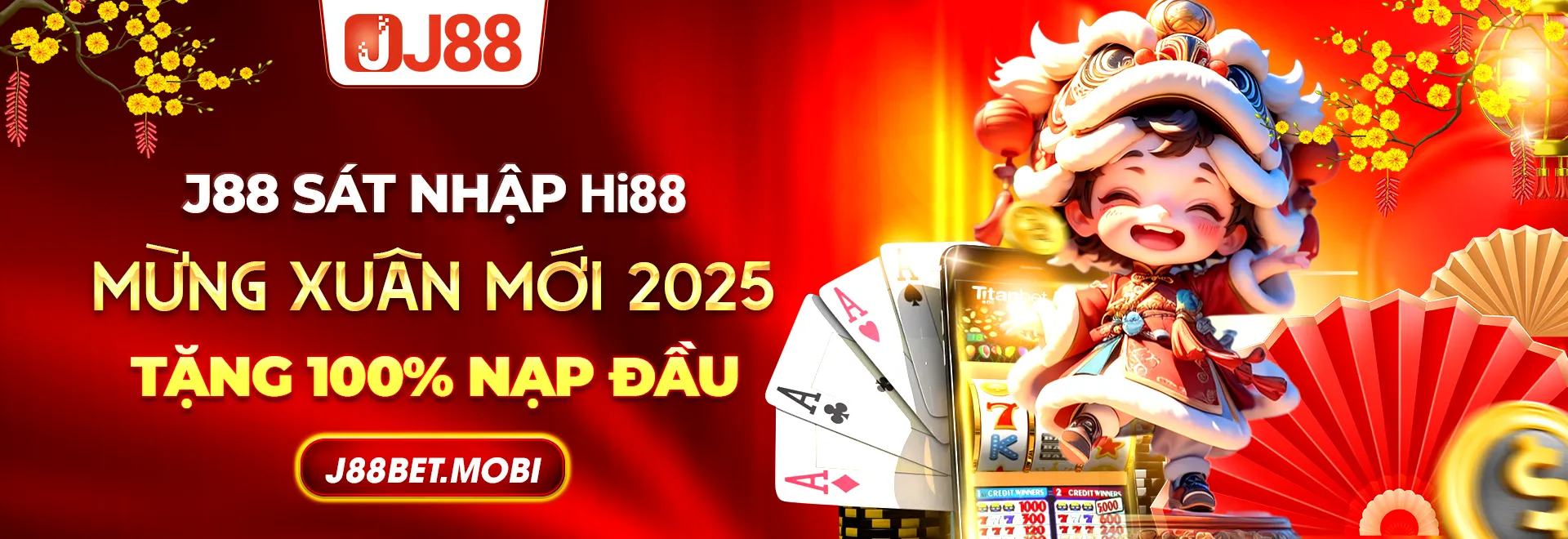 Thưởng lớn nhân dịp J88 sát nhập Hi88